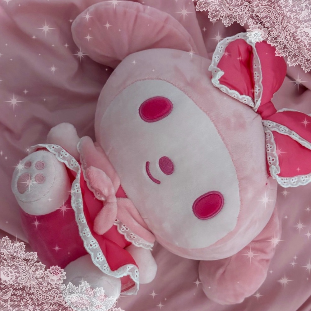 ♡ My Melody pink plushie! ૮꒰ ˶• ༝ •˶꒱ა ♡